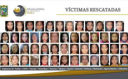 Rescatan a 74 mujeres víctimas de explotación sexual en Puebla