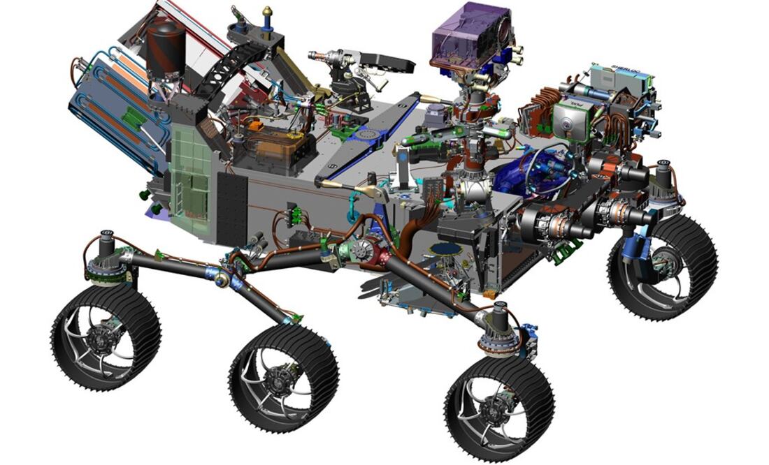Para reducir el riesgo y los costos, el Mars Rover 2020 se parecerá mucho a su antecesor, Curiosity, pero con una serie de nuevos instrumentos científicos y tecnológicos. (FOTO: Cortesía NASA)