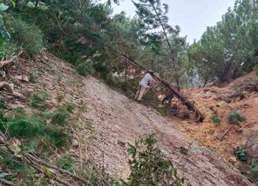 Lluvias dejan deslaves en carreteras de Oaxaca; hay comunidades incomunicadas