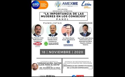 Organizan panel de mujeres empresarias en Guanajuato... pero sólo invitan a hombres