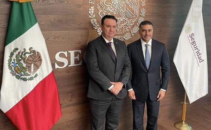 Harfuch se reúne con Juan José Sierra, presidente de Coparmex; acuerdan fortalecer colaboración en materia de seguridad