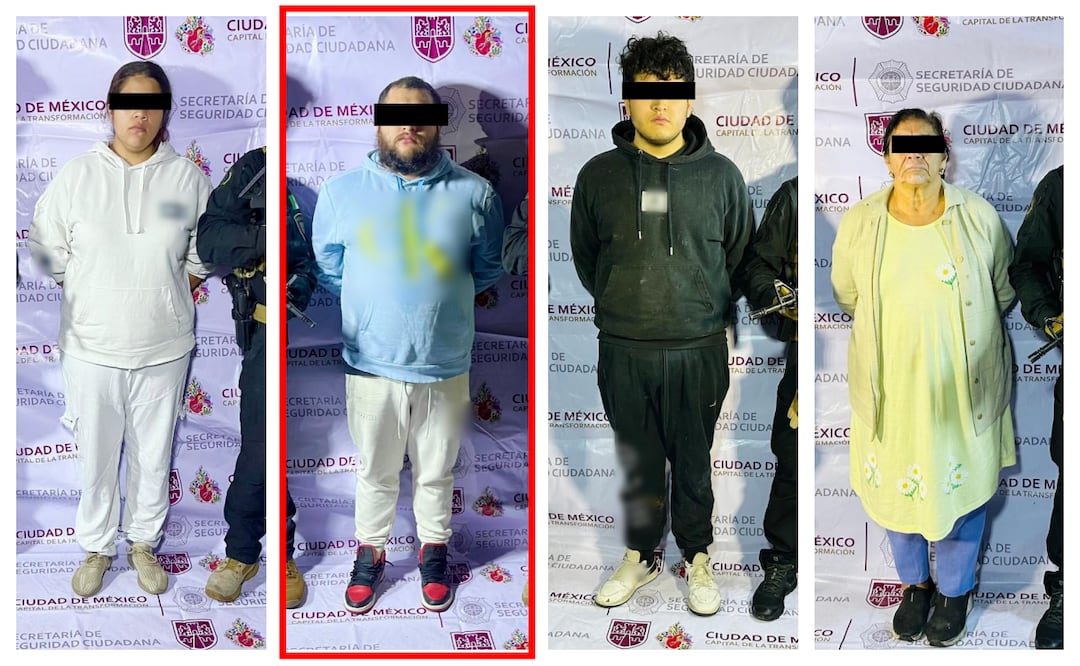 Detienen a el "Mamá", presunto integrante de grupo delictivo con presencia en GAM y VC. Foto: Especial