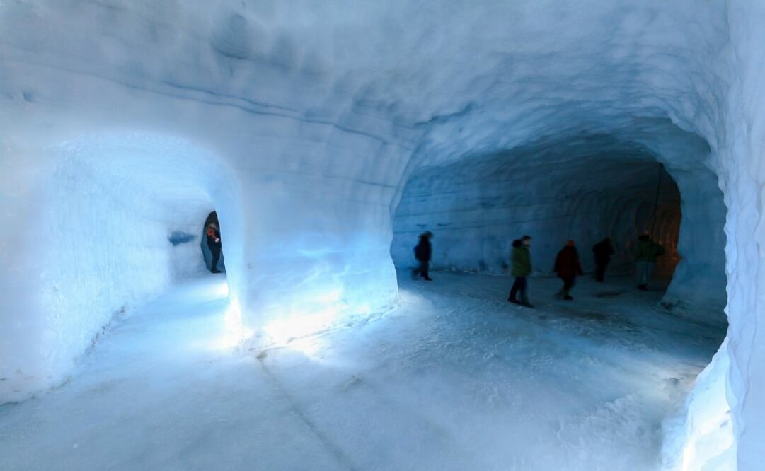 La cueva está debajo del glaciar Langjokull. (Foto: Cortesía Into the glacier)