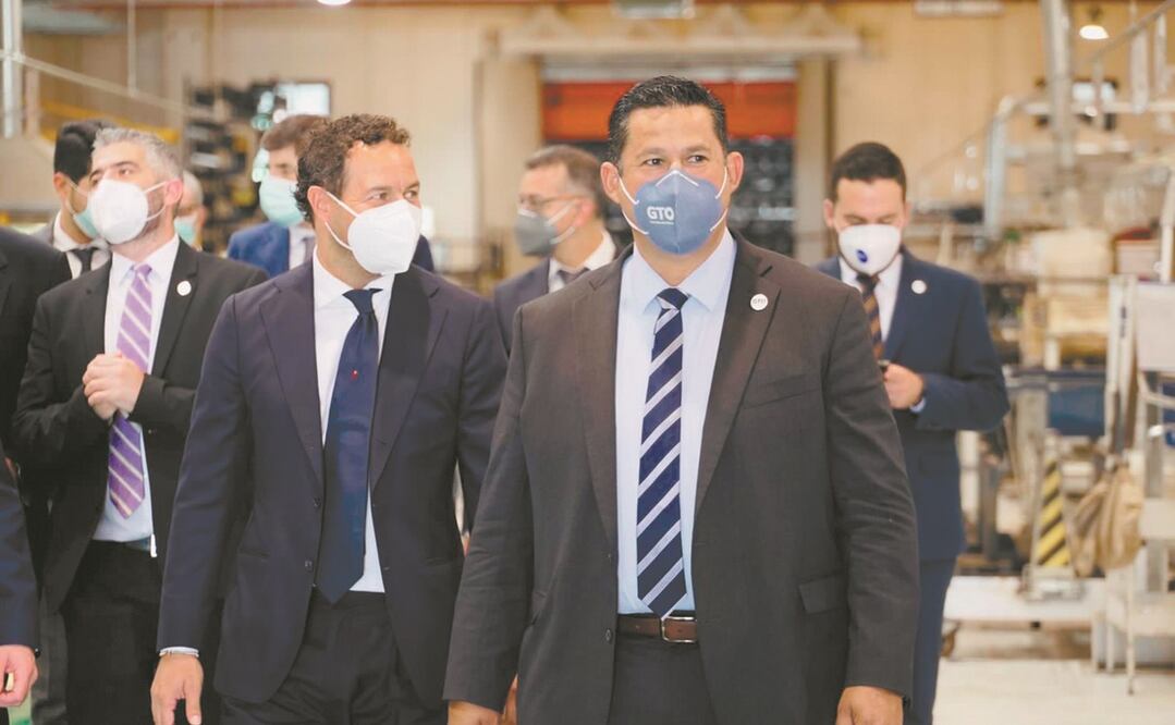 Diego Sinhue Rodríguez Vallejo dijo que la nueva planta de la empresa italiana generará más de 250 empleos directos e indirectos. Foto: Especiial