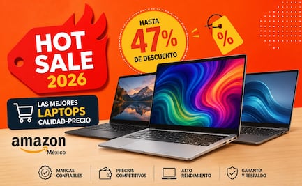 Hot Sale 2026: las mejores laptops calidad-precio en Amazon México; rebajas con hasta el 47% de descuento