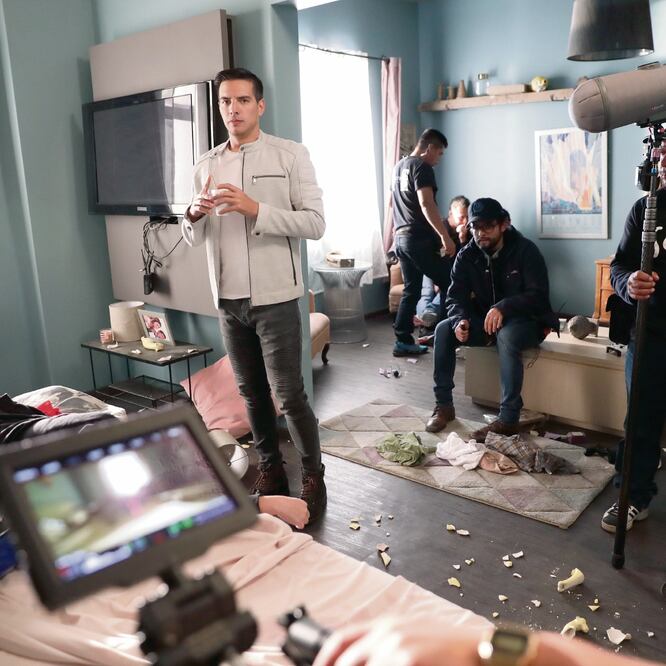 Vadhir Derbez en cinta producida por All About Media y que cuenta con Eficine, el cual destina ISR al cine mexicano. Foto: Iván Stephens. El Universal 