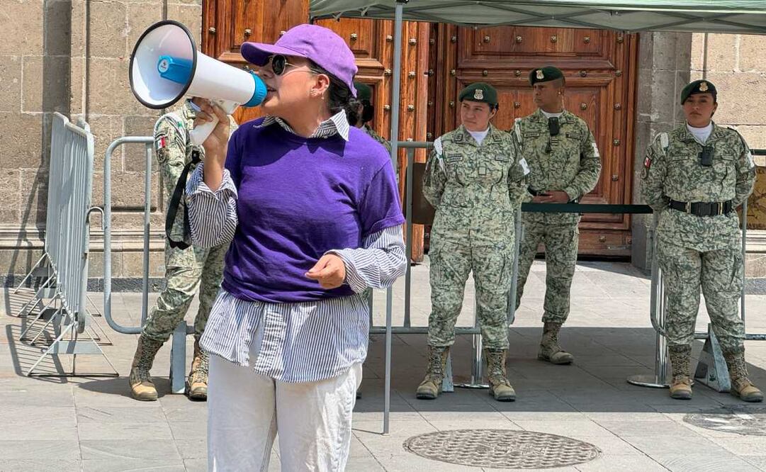Liliana Altamirano Calderón exige a la presidenta Claudia Sheinbaum Pardo que se atendida sus denuncias contra servidores públicos. Foto: Especial