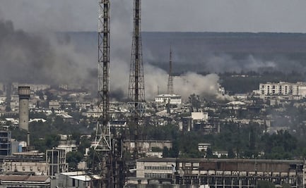 Planta química se incendia en Severodonetsk, donde se refugian civiles ucranianos