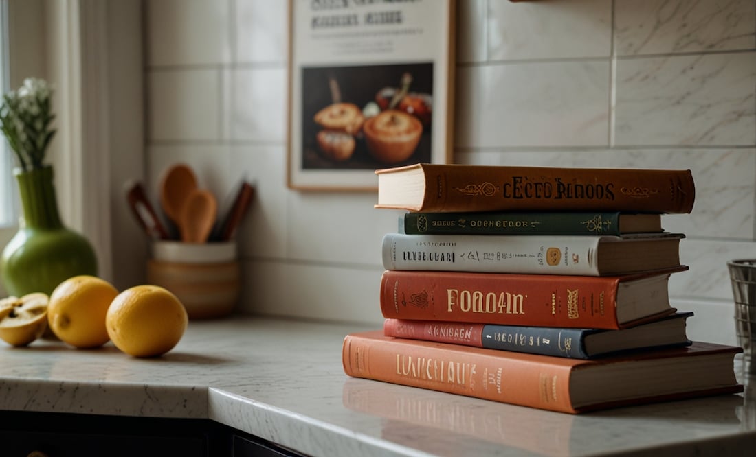 Estos fueron los mejores lanzamientos de libros gastronómicos del año. Foto: AI