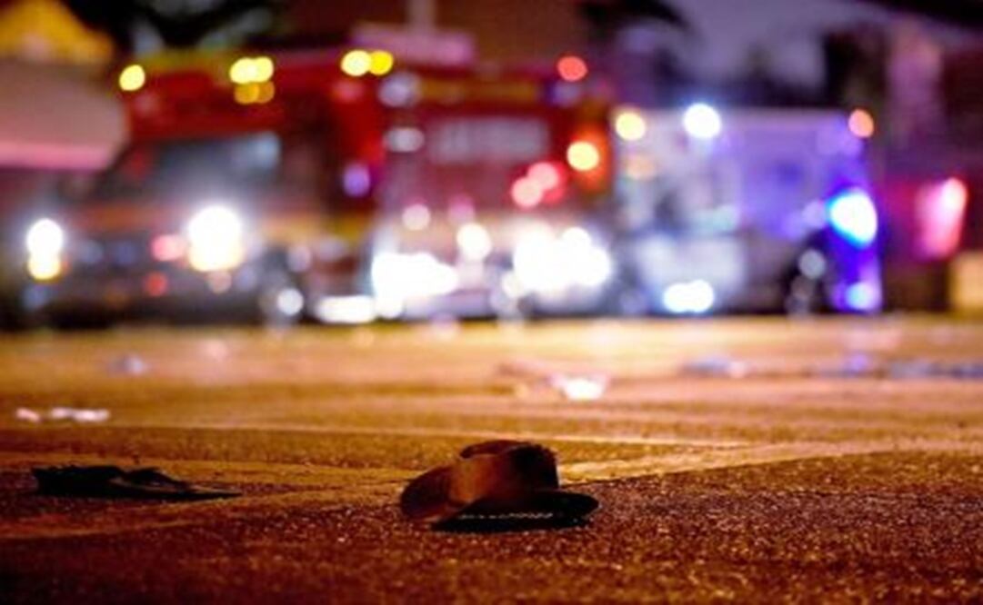 Las Vegas shooting scene – Photo by AFP