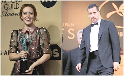 Claire Foy responde por toqueteo de Adam Sandler