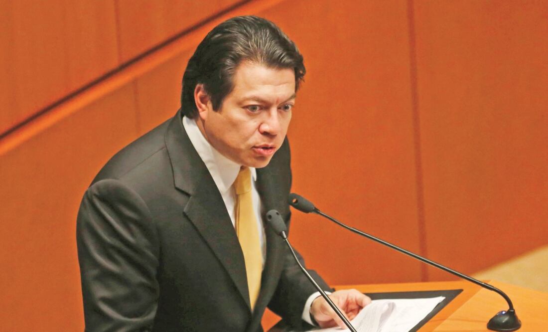 Mario Delgado, coordinador parlamentario de Morena en la Cámara de Diputados (Archivo. EL UNIVERSAL)