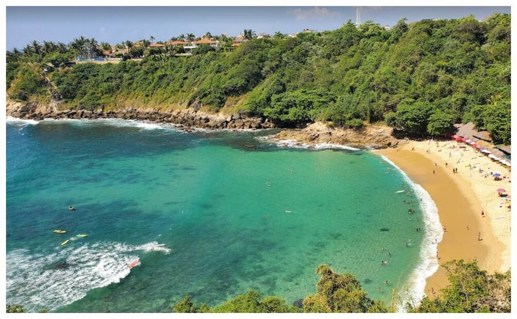 Estos son los mejores meses para viajar a Puerto Escondido. Foto: Google Maps