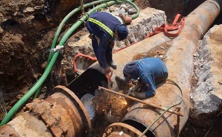Prevén que fuga de agua en tubería de La Magdalena Contreras quede reparada en 12 horas