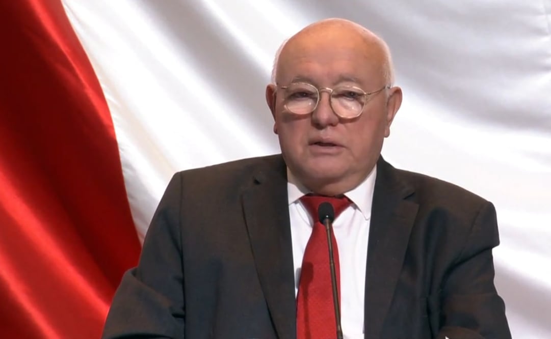 David Colmenares durante la presentación del libro “La transformación del Sistema Nacional de Coordinación Fiscal en México”, de Benjamín Robles Montoya en la Cámara de Diputados, este 25 de agosto de 2025. Foto: Especial