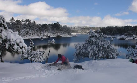 Los mejores paisajes nevados de las Barrancas del Cobre