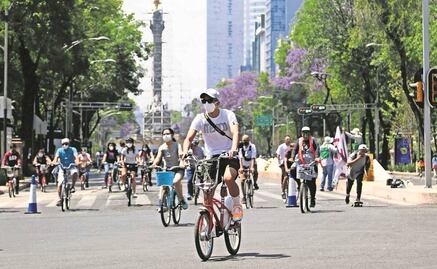 Por marcha a favor del INE, cambian ruta de paseo dominical en bici