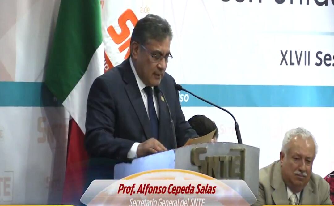 Alfonso Cepeda, ayer en la 47 sesión extraordinaria del Consejo Nacional. FOTO: Captura de pantalla