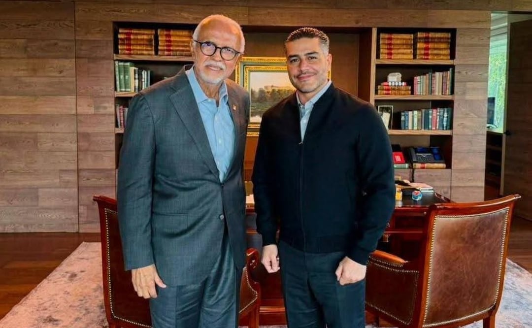 Miguel Ángel Quintero, gobernador de Nayarit, y el secretario de Seguridad y Protección Ciudadana, Omar García Harfuch. Foto: Especial