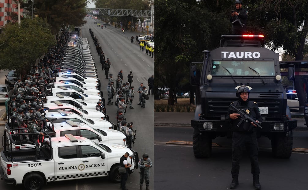 Pablo Vázquez encabeza inicio de un operativo de disuasión del delito en las alcaldías Cuauhtémoc y Miguel Hidalgo.
Foto: Valente Rosas