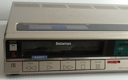 Así era el Betamax, pionero en la grabación de video casero