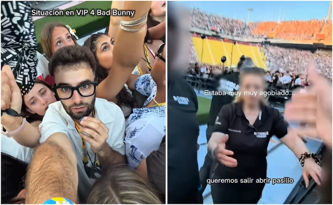 Creador de contenido español Jordi Ferrández denunció una mala experiencia en el concierto de Bad Bunny en Barcelona. Foto: Captura de pantalla