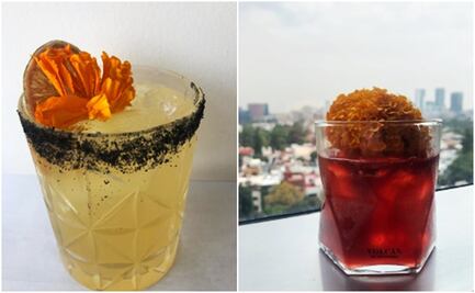 Cocteles con tequila para Día de Muertos