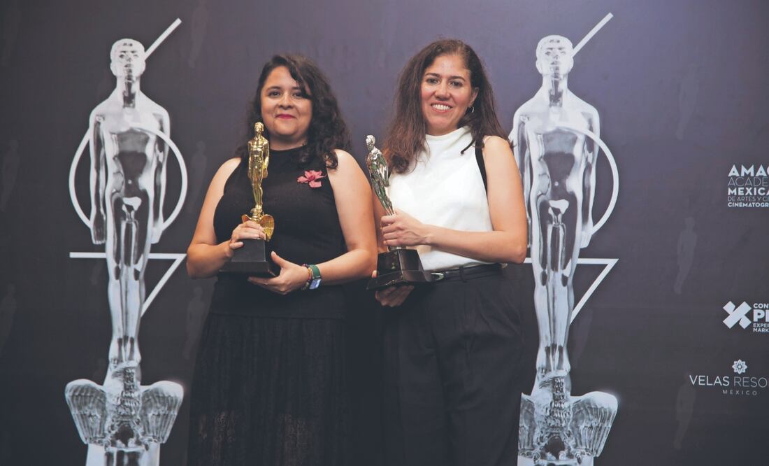 El equipo de Sujo celebró entre gritos de “¡Goya!” y un llamado a un cine más justo.
FOTOS: HUGO SALAVADOR. EL UNIVERSAL