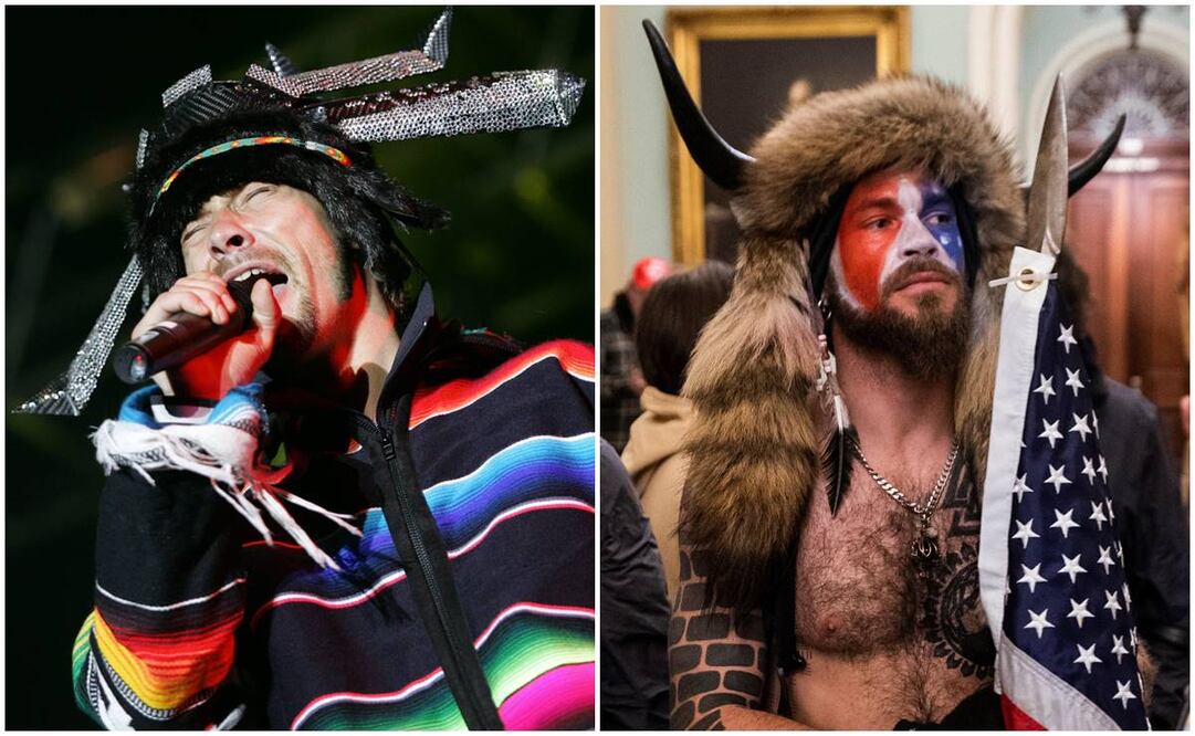 Líder del grupo Jamiroquai y manifestante en el Capitolio. Foto: Archivo/EFE