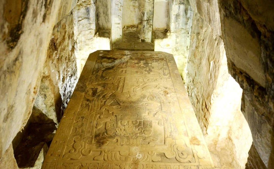 El Instituto Nacional de Antropología e Historia (INAH) y la Embajada de Estados Unidos en México anunciaron un proyecto para preservar la tumba de Pakal, en Palenque FOTO: Mauricio Marat /INAH