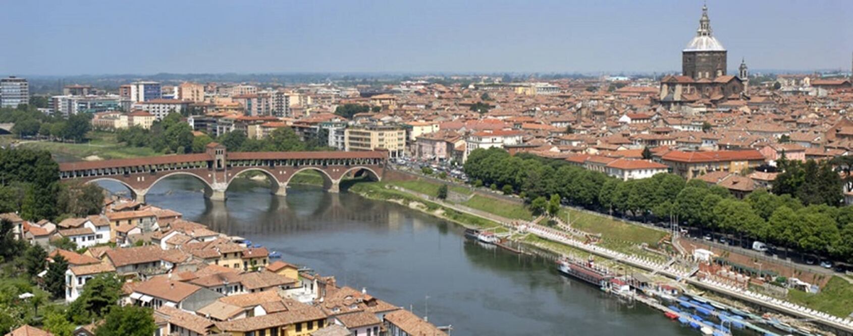 La ciudad de Pavia, en Italia, donde una mujer demandó a sus hijos. FOTO: TURITALIA