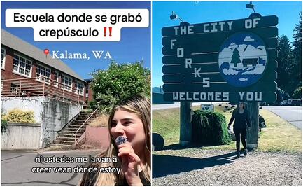 Joven mexicana recorre locaciones de la saga Crepúsculo y se vuelve viral en TikTok