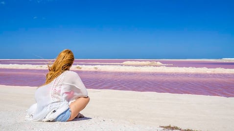 Cuánto cuesta nadar en las lagunas rosadas de Las Coloradas