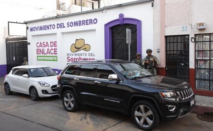 VIDEO Grecia Quiroz llega a Uruapan en medio de un fuerte dispositivo de seguridad