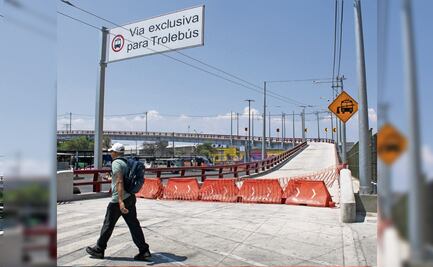 Terminan los puentes para ampliar Trolebús a Mixcoac