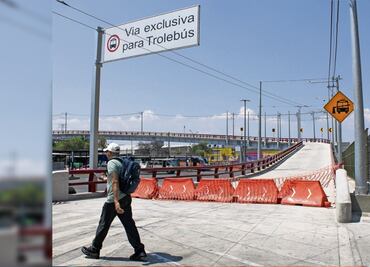 Terminan los puentes para ampliar Trolebús a Mixcoac