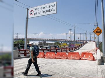 Terminan los puentes para ampliar Trolebús a Mixcoac