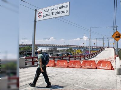 Terminan los puentes para ampliar Trolebús a Mixcoac
