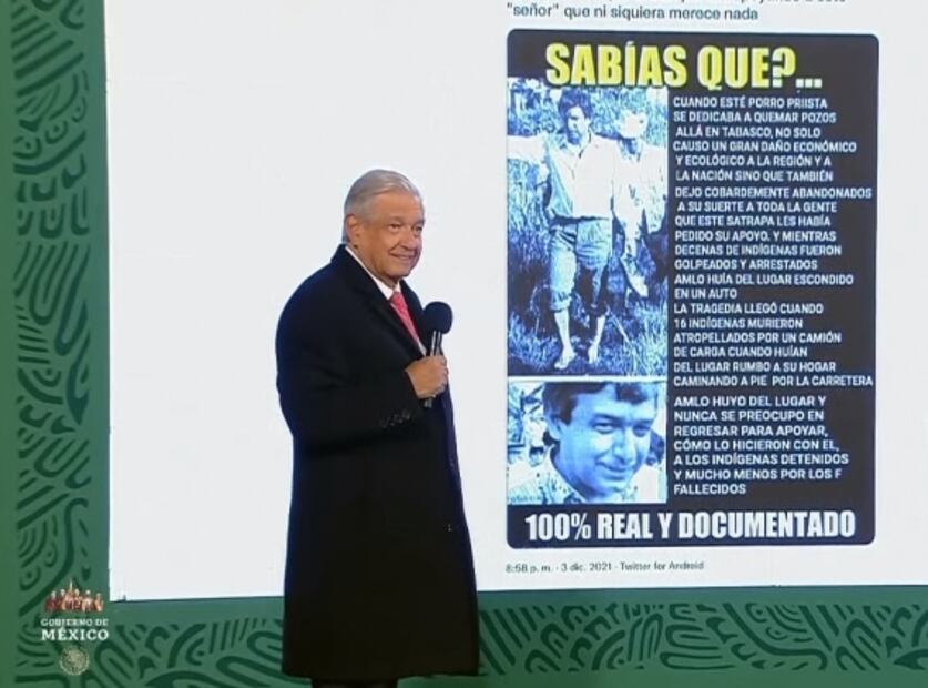 La mañanera de AMLO, 6 de diciembre, minuto a minuto