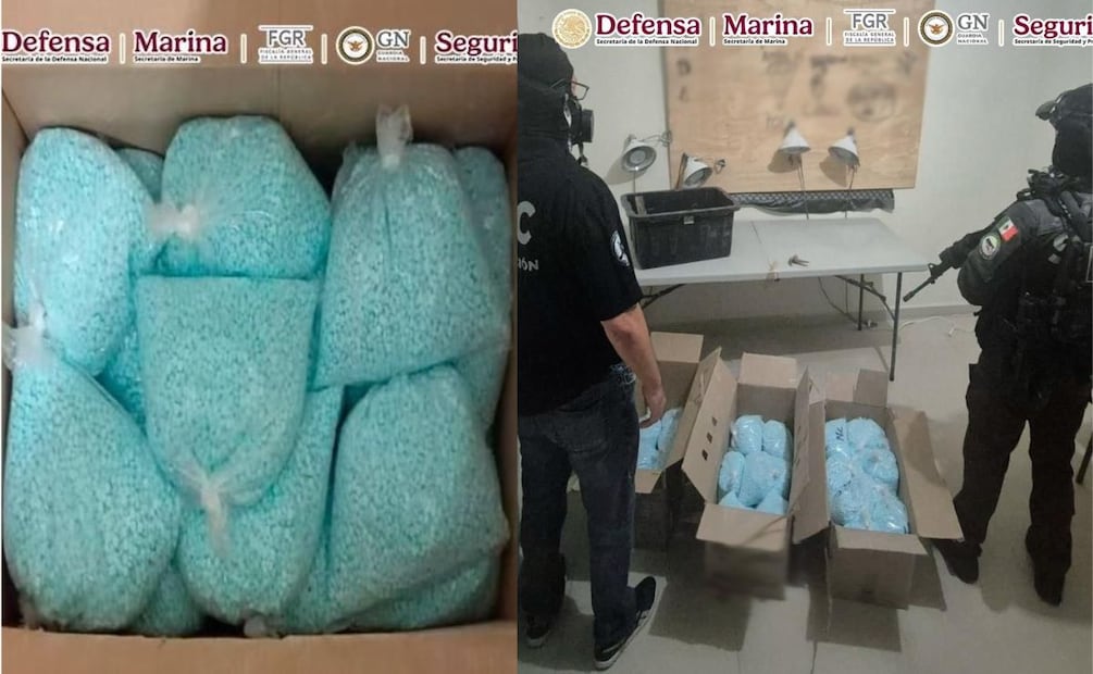 Aseguran 270 kilos de fentanilo en Colima. 12 de marzo de 2026. Foto: Especial