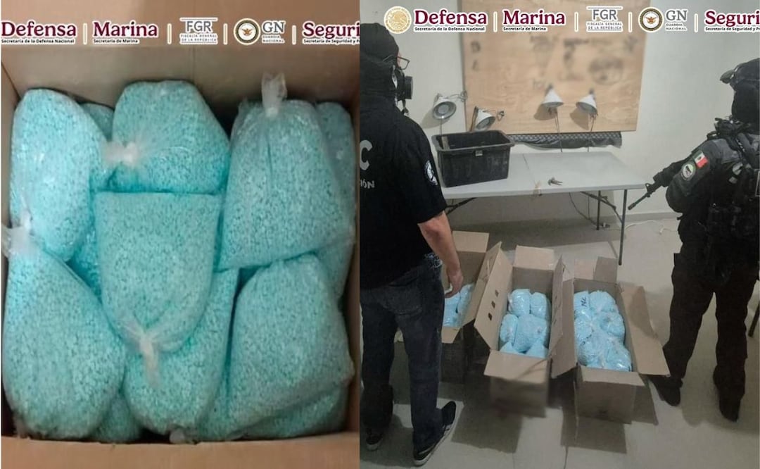 Aseguran 270 kilos de fentanilo en Colima. 12 de marzo de 2026. Foto: Especial