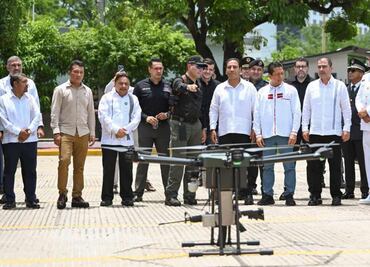 ¿Cómo están equipados los drones artillados presentados en Chiapas? Operarán en zonas rurales y de difícil acceso
