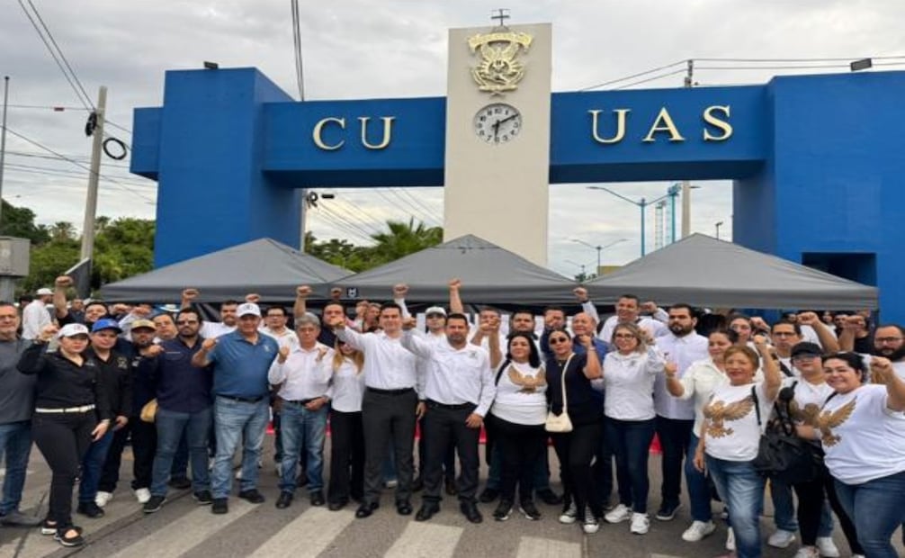 Sindicato de la UAS estalla paro indefinido; denuncian crisis financiera y falta de recursos federales. Foto: Especial