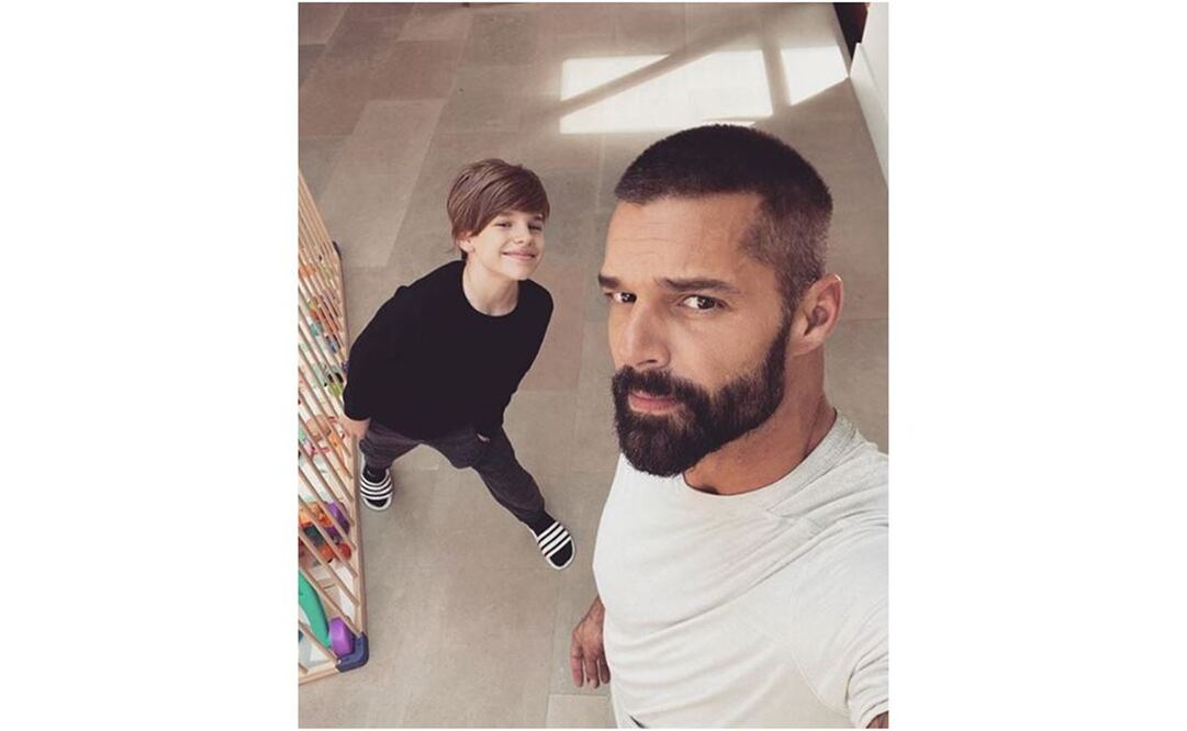 Ricky Martin pasa la cuarentena en familia. Foto: Instagram