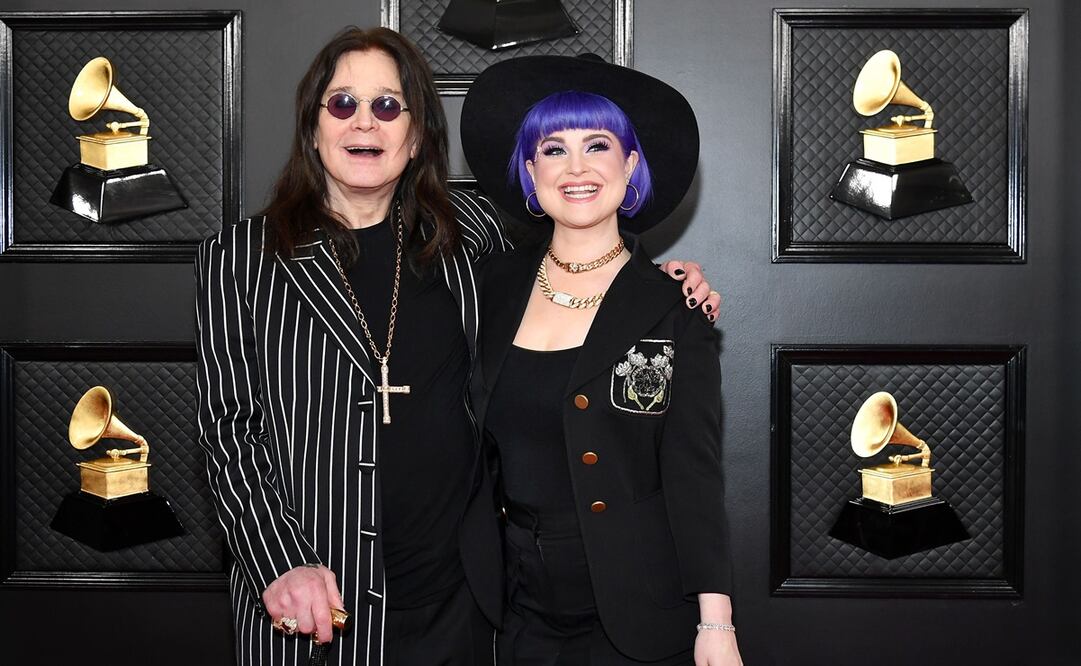 Ozzy Osbourne y Kelly Osbourne. Foto: AFP