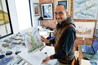 "Flores y Arena", arte que nace de la devastación