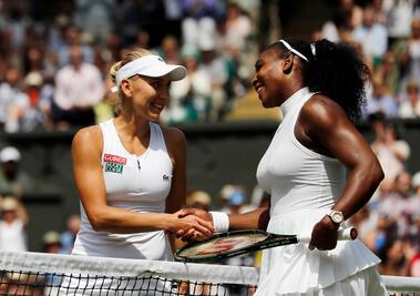 Serena llega a la final de Wimbledon tras arrollar a rusa Vesnina