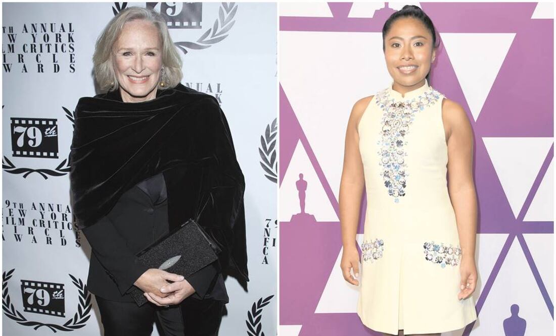 Glenn Close y Yalitza Aparicio . Foto: Archivo