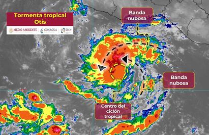Tormenta tropical "Otis": Oaxaca en riesgo medio por fuertes lluvias