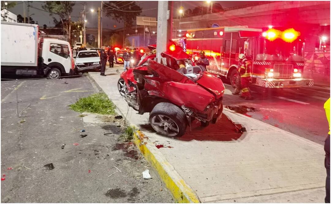 Accidente en Periférico y Canal Nacional. Foto: @Gposiadeoficial
